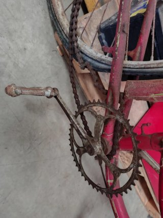 Bicicleta Retro Roja