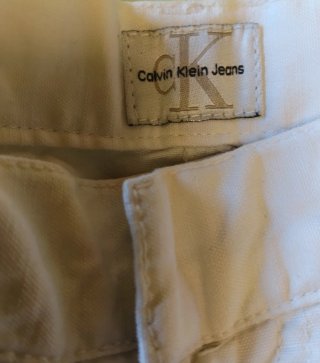 Pantalón Calvin Klein Talla L(44) Blanco cmo nuevo
