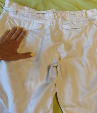 Pantalón Calvin Klein Talla L(44) Blanco cmo nuevo