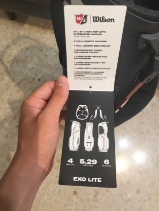 Bolsa de Golf Wilson Staff Exo Lite