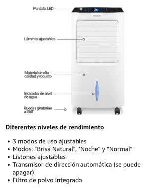 Climatizador Monzana 10L