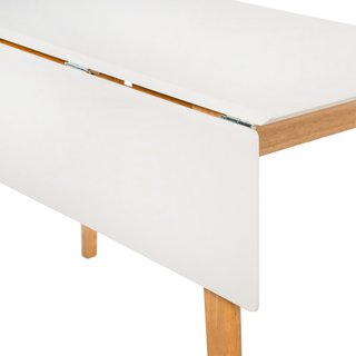 Mesa abatible Roble y Blanco
