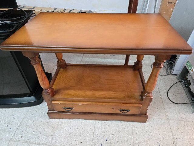Mesa television tv rustica