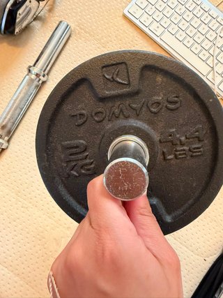 Pesas DOMYOS 1kg y 2.2kg + Pinzas