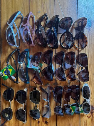Lote 125 Gafas Vintage Restos Stock