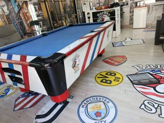 Mesa de billar barbería con accesorios
