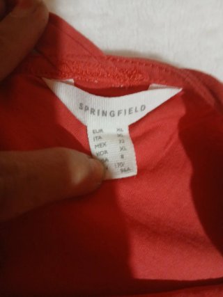 Camiseta Springfield Mujer Talla XL
