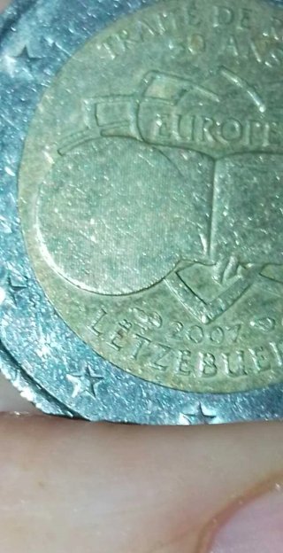 Moneta 2 euro errore conio