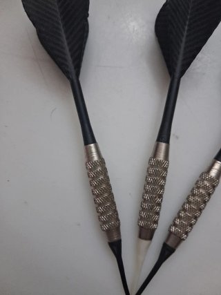 Dardos metálicos punta blanda (3 uds)