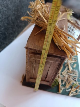 Stalla presepe in legno
