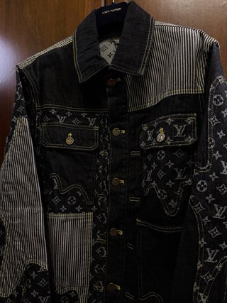 Louis Vuitton X Nigo Denim Patchwork Jacket