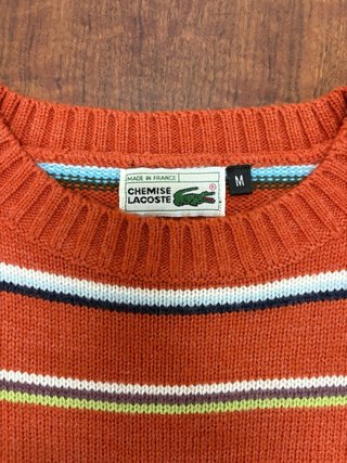 Jersey Lacoste Rayas Talla M