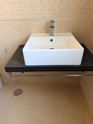 Lavabos Porcelanosa Dobles Madera y Metal