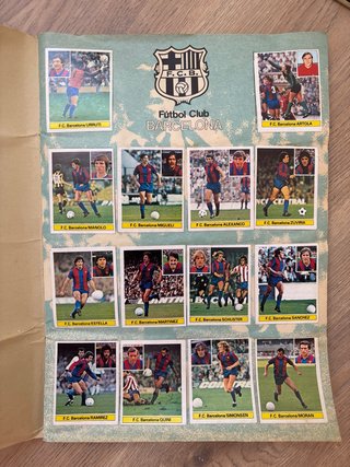 Álbum Campeonato Liga 81-82 Cromos