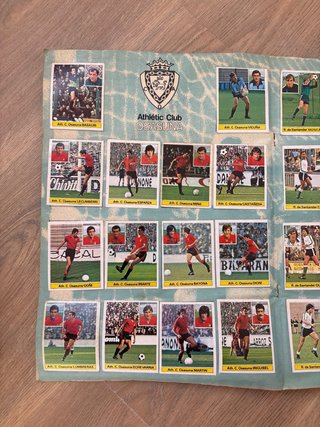Álbum Campeonato Liga 81-82 Cromos