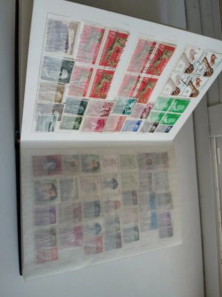 Álbum sellos antiguo España +800 sellos
