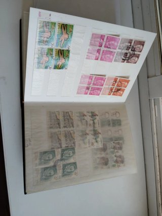 Álbum sellos antiguo España +800 sellos