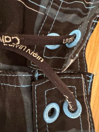 Bañador Calvin Klein Cuadros Azul y Negro