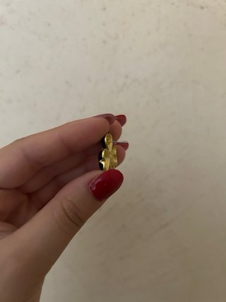 Orecchini donna neri e oro in argento s925