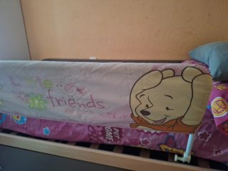 Barrera de seguridad para cama infantil