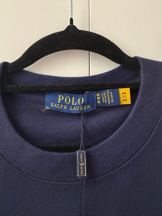 T-shirt Polo Ralph Lauren Azul Tamanho M