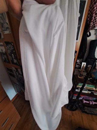 Vestido largo blanco mujer talla M