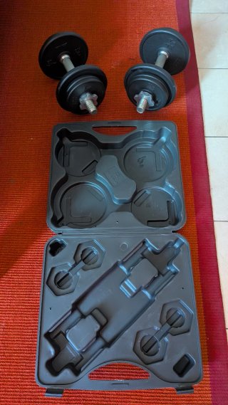 Pack Pesas 20kg Intercambiables