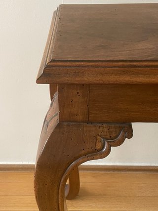 Conjunto mesas auxiliares madera estilo francés