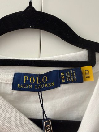 T-shirt Polo Ralph Lauren Branca Tamanho M