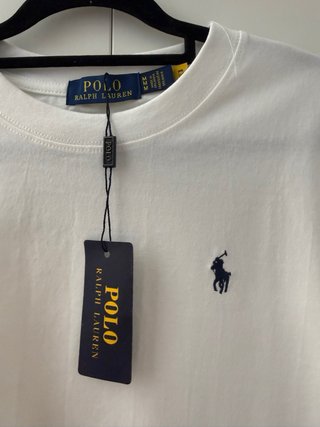 T-shirt Polo Ralph Lauren Branca Tamanho M
