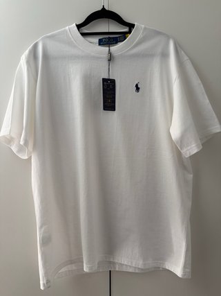 T-shirt Polo Ralph Lauren Branca Tamanho M
