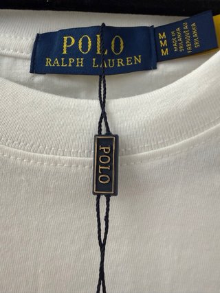 T-shirt Polo Ralph Lauren Branca Tamanho M