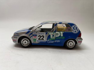 Burago Volkswagen Golf IV Rally TDI Greenenergy