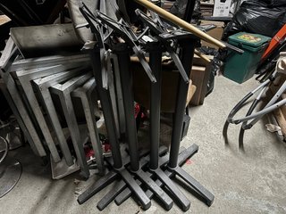 Mesas altas plegables metal