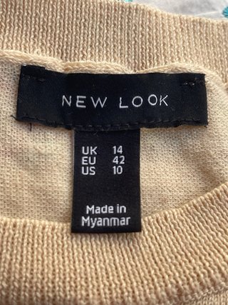 Jersey punto fino manga 3/4 New Look