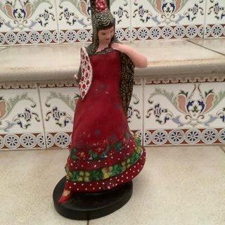 Figura Bailarina Sevillana Flamenca