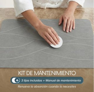 Alfombra de piedra gris antihumedad *NUEVA*