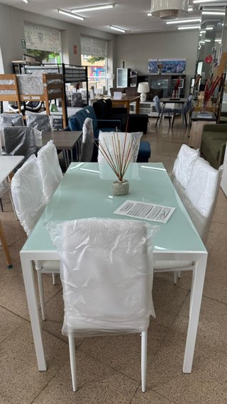MESA Y 4/6 SILLAS