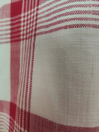 Chaqueta Camisa Cuadros Rojo y Blanco