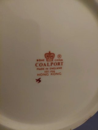 2 Piezas Porcelana Inglesa Coalport