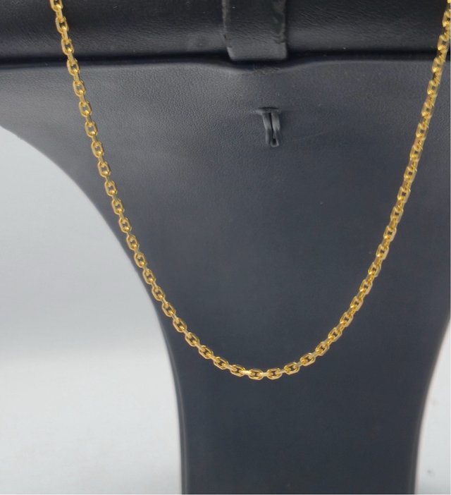 Cadena forzada Ana oro 18k 40cm