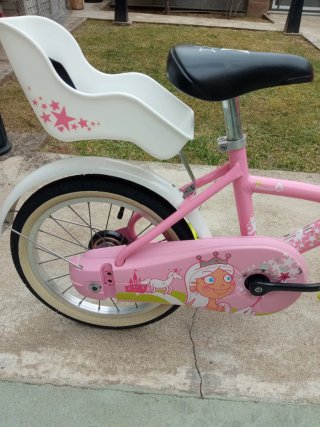 Bicicleta infantil Btwin 16" niña