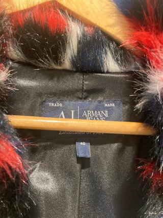 Chaquetón Emporio Armani cuadros