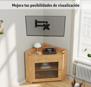 Soporte TV/Monitor Pared Negro
