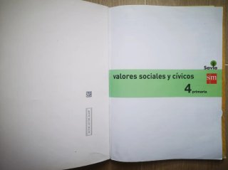 Valores sociales y cívicos 4 Primaria :[Comunid...
