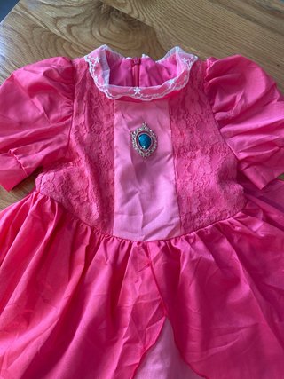 Disfraz Princesa Peach Rosa Niña de 4-5 años