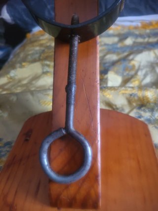 Jamonero Madera y Metal 38x17x32 cm