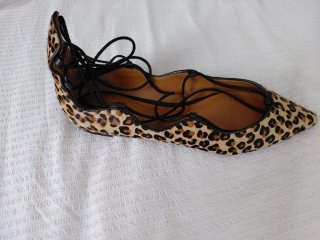 Zapatos planos leopardo Zara Woman T40