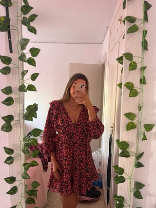 Vestido Sfera estampado animal print