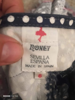 Traje de flamenca talla 6